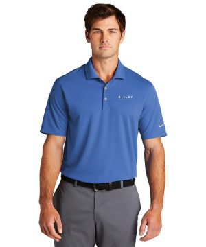 Valor Blue Nike Dri-FIT Micro Pique Polo